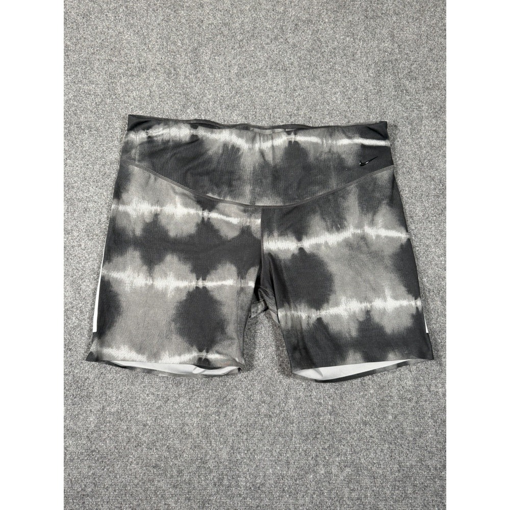 Nike One Lux 7" Training Shorts Womens 2X Gray Yoga Gym WorkOut Running Athletic